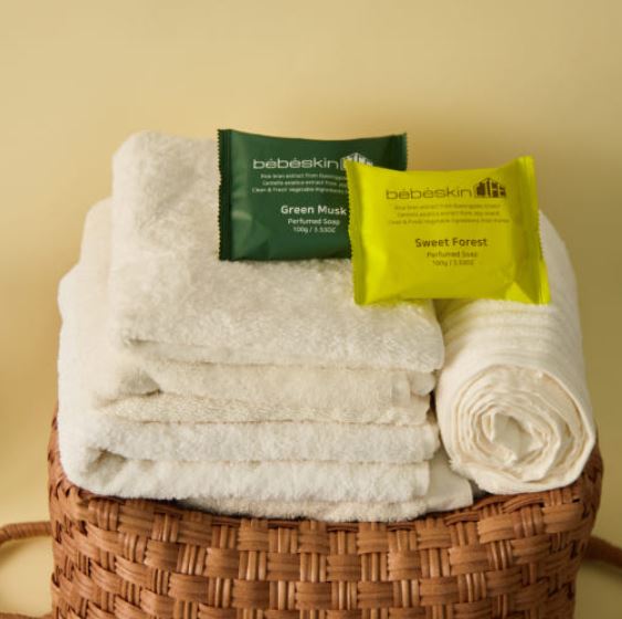 베베스킨 라이프 비 건 퍼퓸비누 100g 10 개 세트 상자